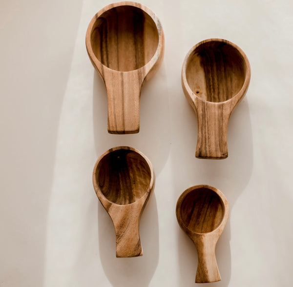 Wooden Measuring cups set of 4