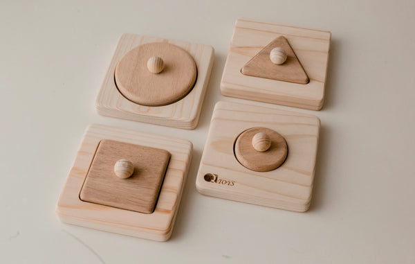Single Shape Puzzle set of 4