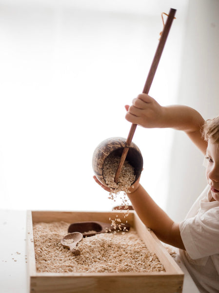 Mini Coco shell water scoop