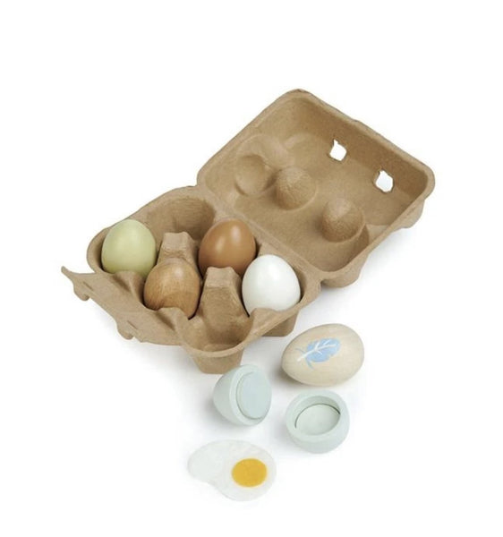 Wooden Eggs (Tender Leaf Toys)