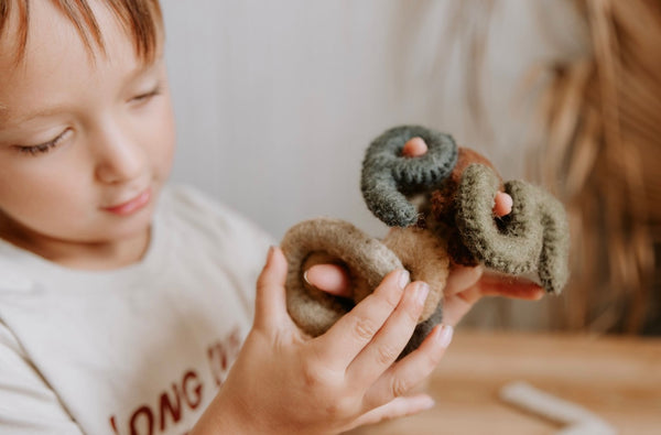 Natural Felt Numbers 0-9