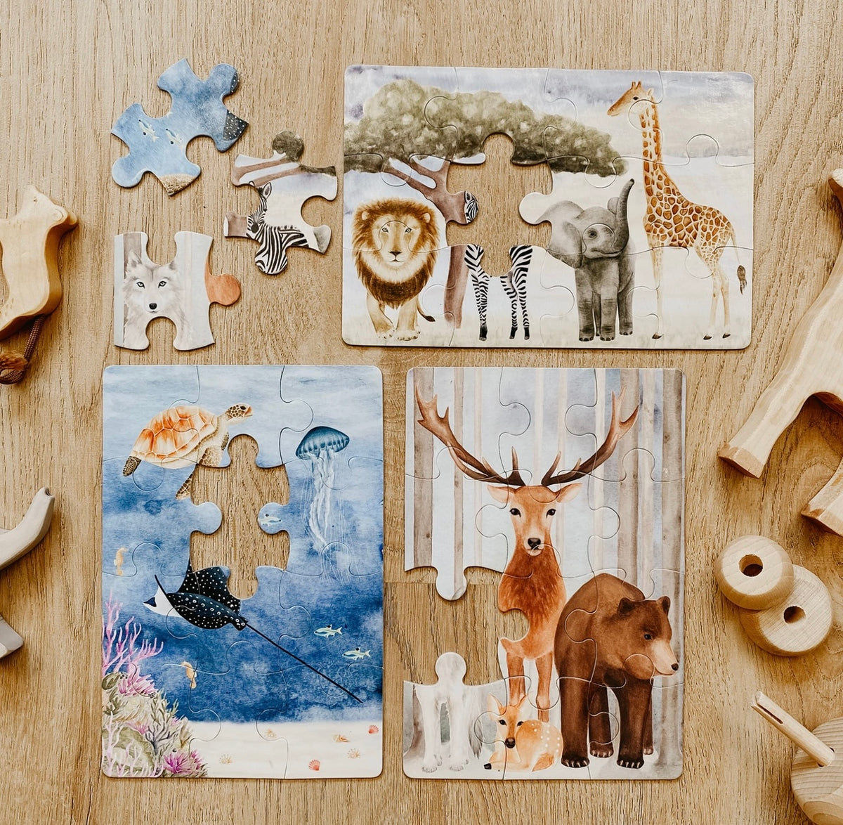 The Majestic Wild Puzzle Collection – Three Wild Sprouts