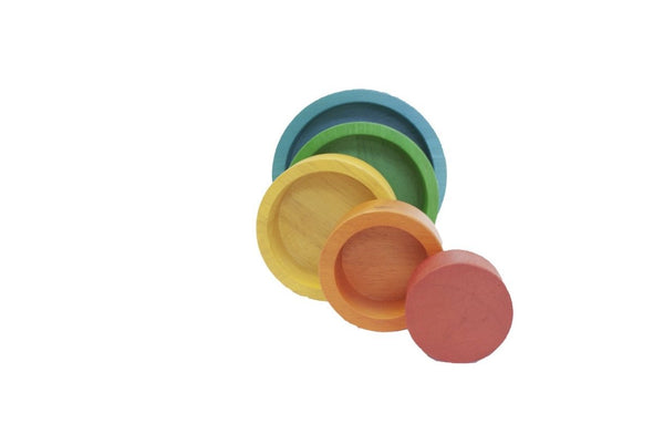 Natural Coloured Stacking and Nesting Bowls