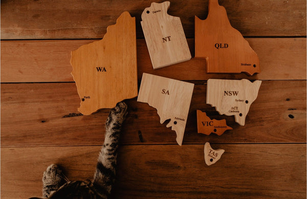Australian Map Puzzle