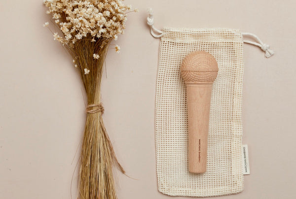 Wooden microphone