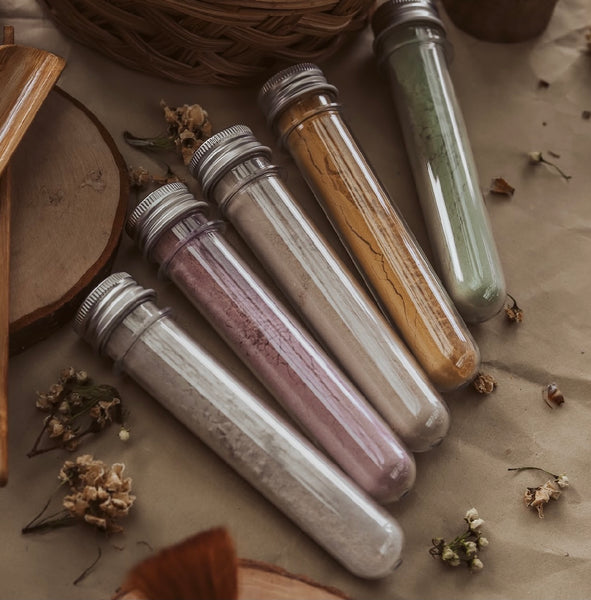 Tubes of nature paint
