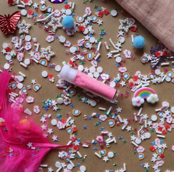 DIY calm down bottle refill- Rainbow