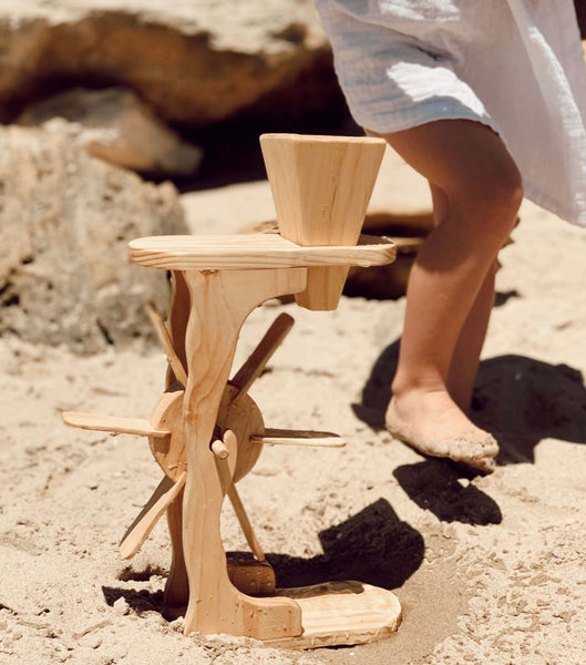 Wooden Water & Sand Wheel