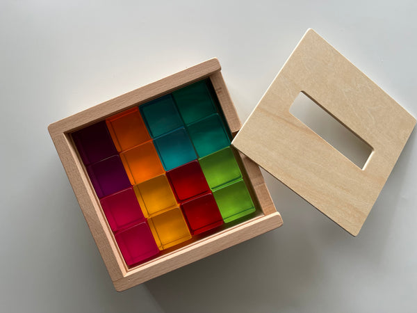 Bright Lucite Blocks (16pc)