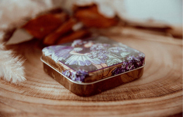 Flower fairies tin- heliotrope