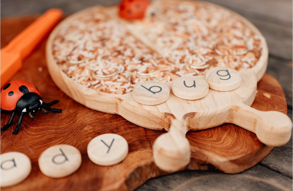 Lady bug sensory board