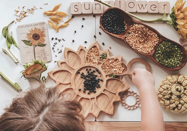 Sunflower Sensory Tray