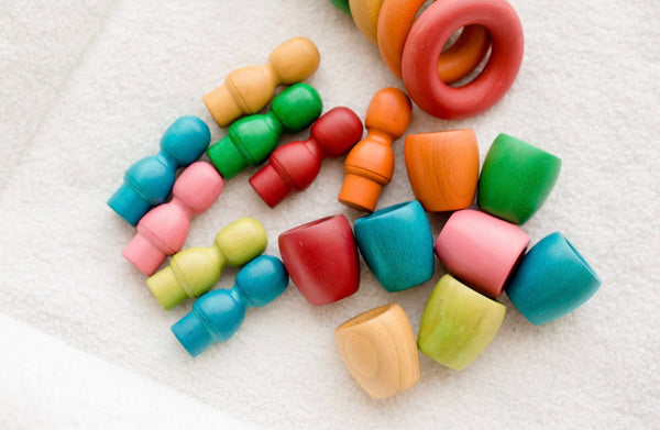 Rainbow People Cups and Rings