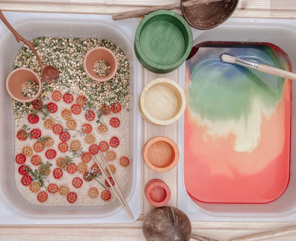 Natural Coloured Stacking and Nesting Bowls