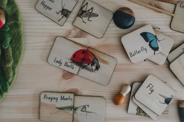 Australian Themed Matching Puzzles - Bugs (18 Pce)