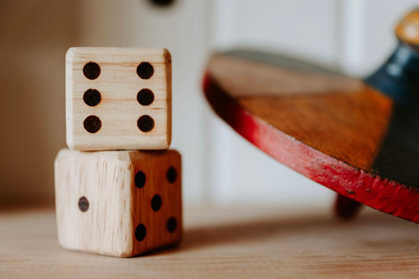 Wooden Dice (Set of 2)