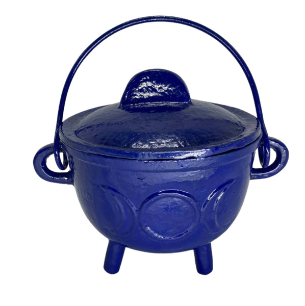 Blue triple moon cauldron set