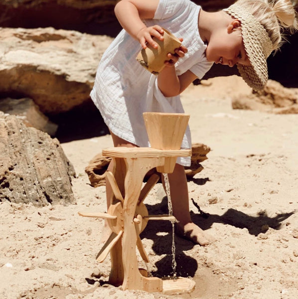 Wooden Water & Sand Wheel