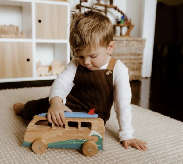 Wooden Surfing Van