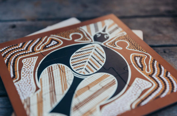 Aboriginal dreaming puzzle- How the Willy Wagtail came about