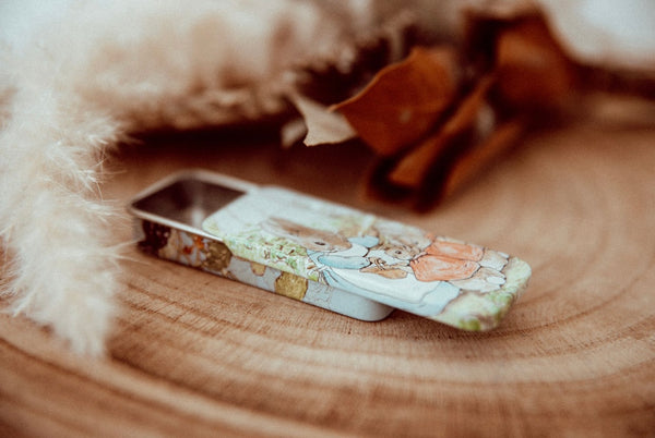 Beatrix potter mini slider tin (sold individually)