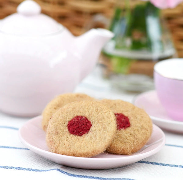 Felt Jam Drop Biscuit (Set of 3)