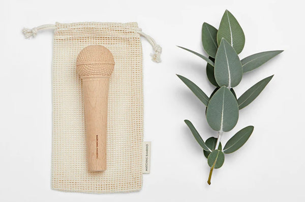 Wooden microphone