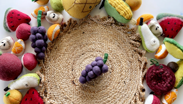 Purple grapes