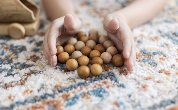 Two Toned Wooden Balls (set of 50)