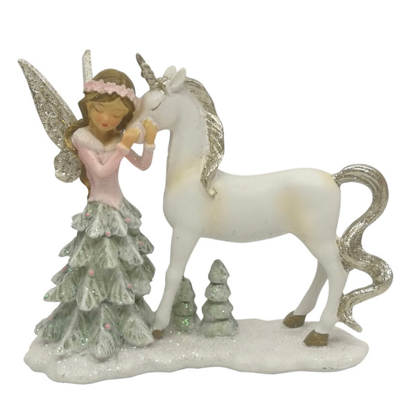 Snow Fairy with Unicorn