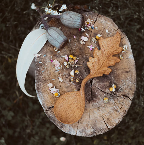 HANDCRAFTED LEAF SPOON