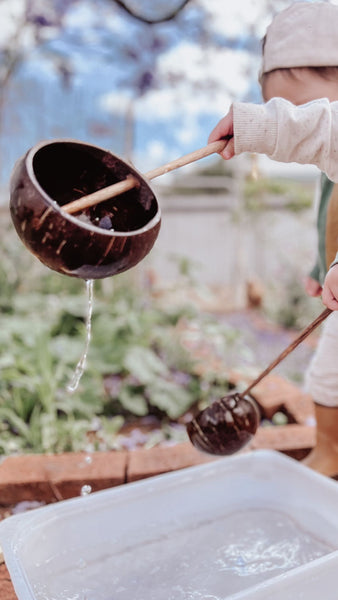 Mini Coconut shell sand scoop