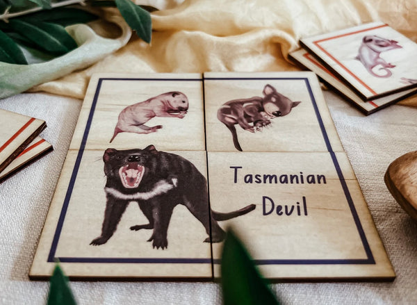 32pc 8 Australian animal lifecycle puzzle