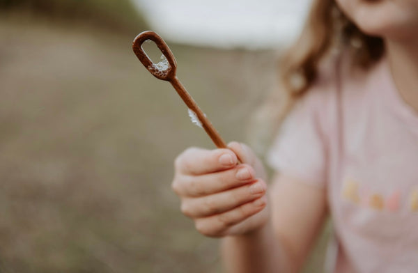 Single Teak Bubble Stirrer