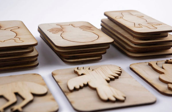 6pc Indigenous themed Animal Stamp Pack