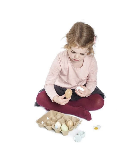 Wooden Eggs (Tender Leaf Toys)