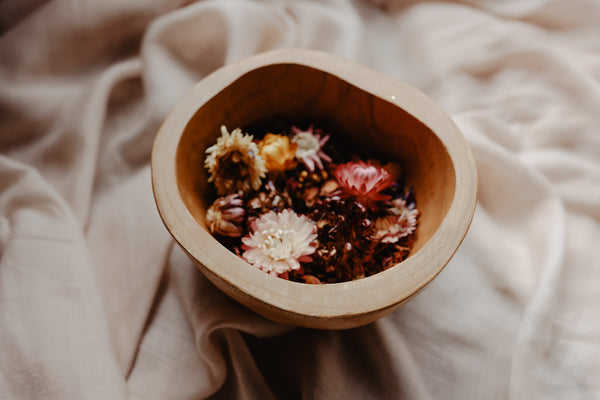 Natural Teak Bowl