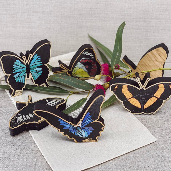 Australian Butterfly Figurine Set