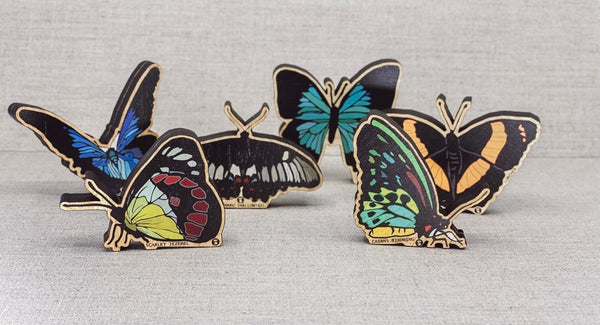 Australian Butterfly Figurine Set