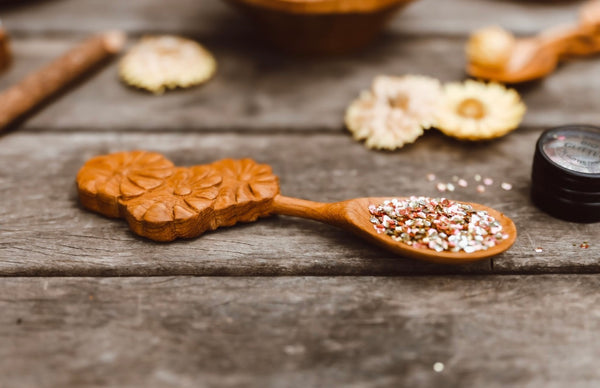 Triple flower spoon