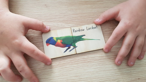 Australian Themed Matching Puzzle - Take Flight 18 Pieces
