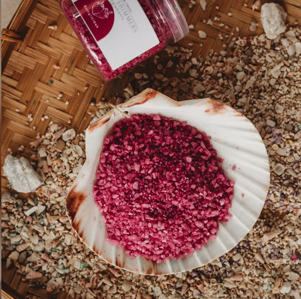 Berrylicious - Magenta Pink Sea Salt Shimmers Small - Potion Play & Sensory Ingredients