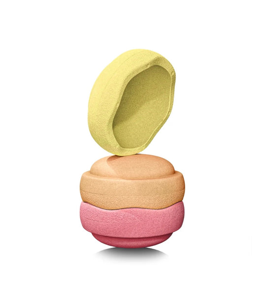 Stapelstein Balance Stepping Stones - Original, Set of 3, Warm Pastel