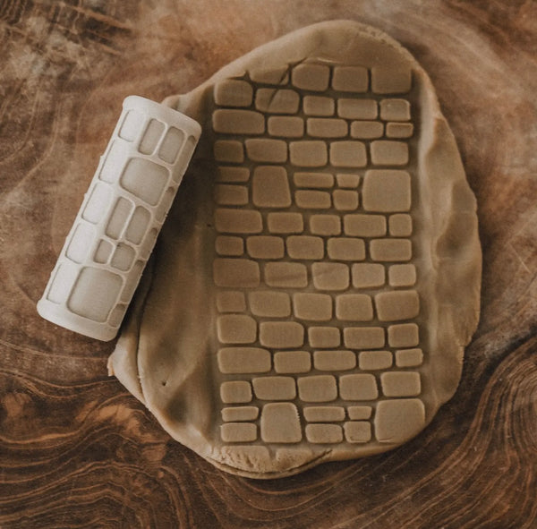 Cobblestone Path Roller - Pattern Playdough Roller