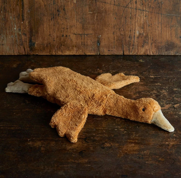 SENGER Cuddly Animal - Goose Small Rust w removable Heat/Cool Pack