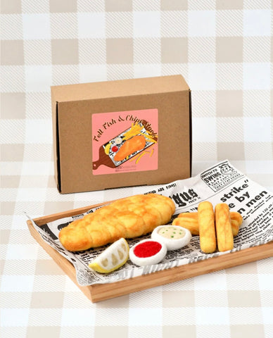 FELT FISH AND CHIPS STACK