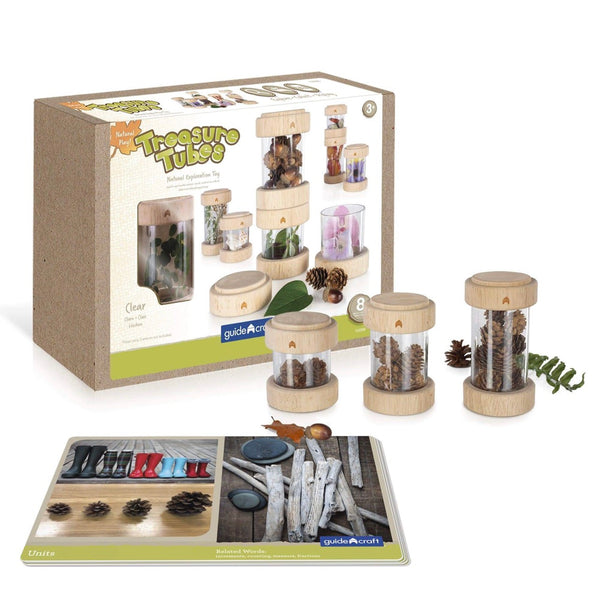Guidecraft Treasure Tubes – Clear