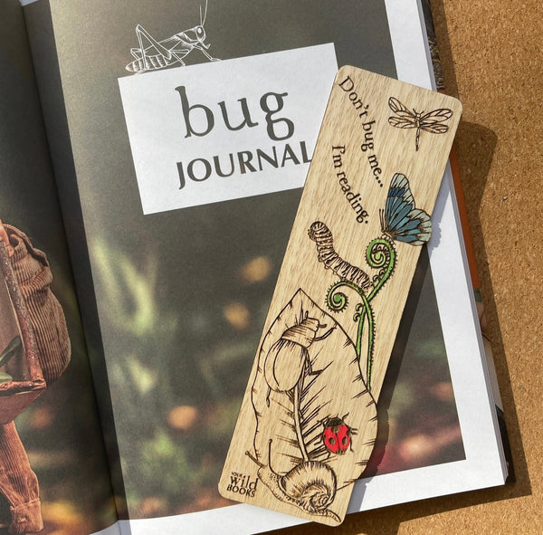 Wooden Bookmark- Don’t bug me I’m reading