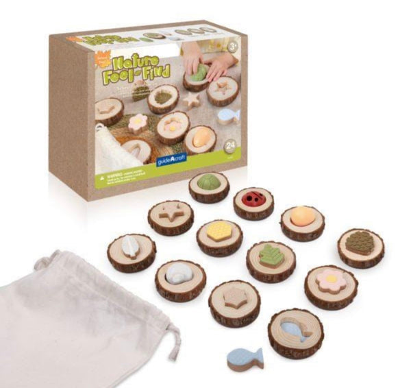 Guidecraft Nature Feel and Find – 24 pc. set
