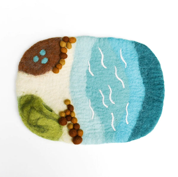 SEA, BEACH AND ROCKPOOL PLAY MAT PLAYSCAPE